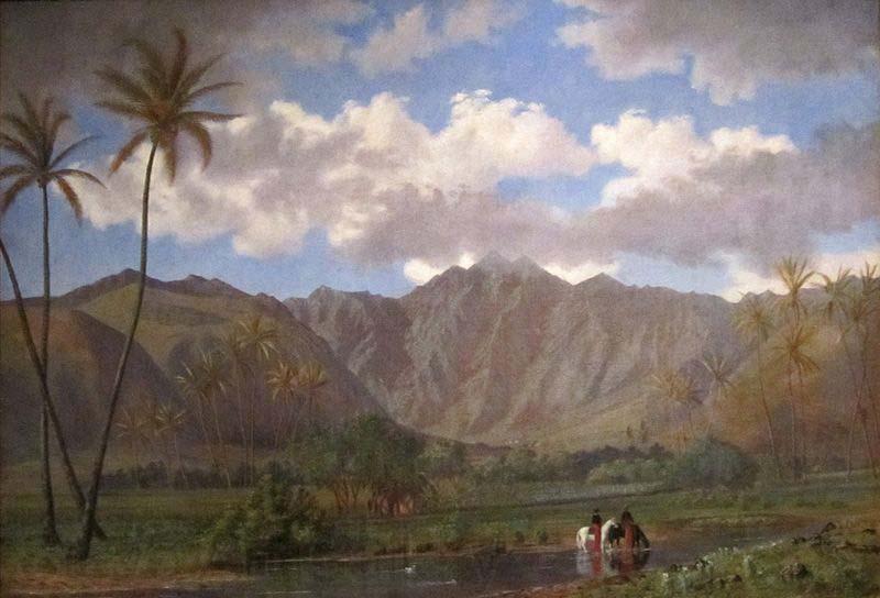 Enoch Wood Perry, Jr. Manoa Valley from Waikiki Spain oil painting art